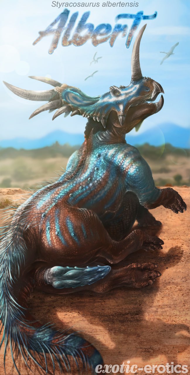(image for) Albert the Styracosaurus Small