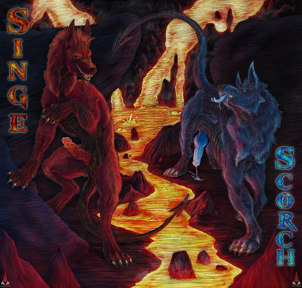 Singe the Hellhound Small - Click Image to Close